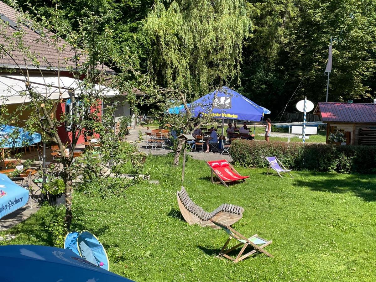 Krug'S Family Hostel Und Restaurant Weilheim in Oberbayern Buitenkant foto